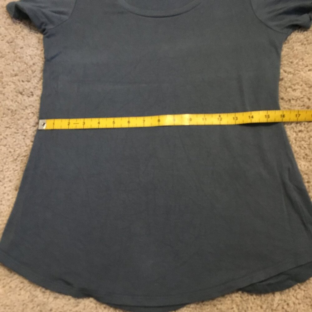 Denver Hayes Blue Steel Grey Relaxed Rayon Tee Size - XS Indie Sleaze - Picture 9 of 13